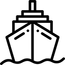 Marine radar and navigation equipment icon